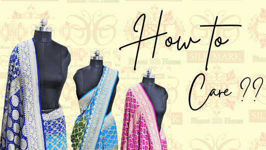 How to Care Banarasi Bandhej Sarees ?? - Bharat Silk House