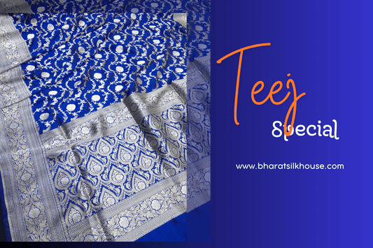 Unveil the allure of Teej Special sarees - Bharat Silk House