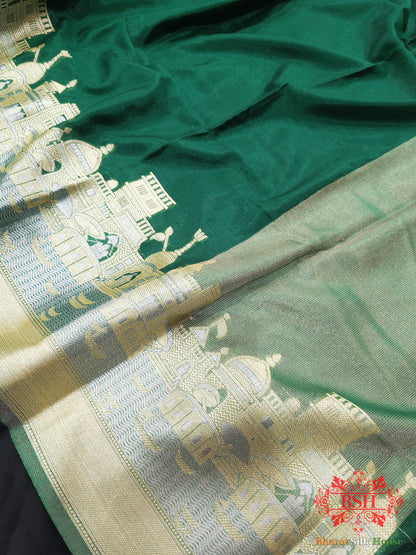 Banaras Ghats Weaved Silk Saree