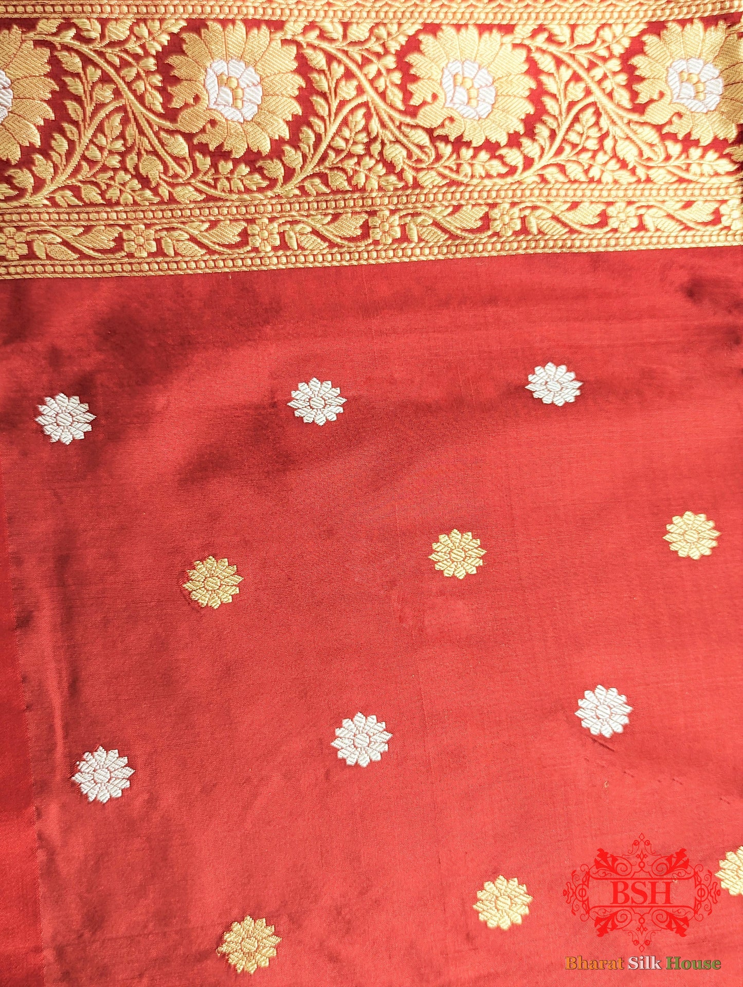 Majorelle Blue  Katan Silk Banarasi Handloom Saree Pure Kataan Silk Bharat Silk House