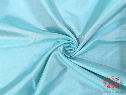 Powder Blue Pure Katan Silk Banarasi Saree Pure Kataan Silk Bharat Silk House