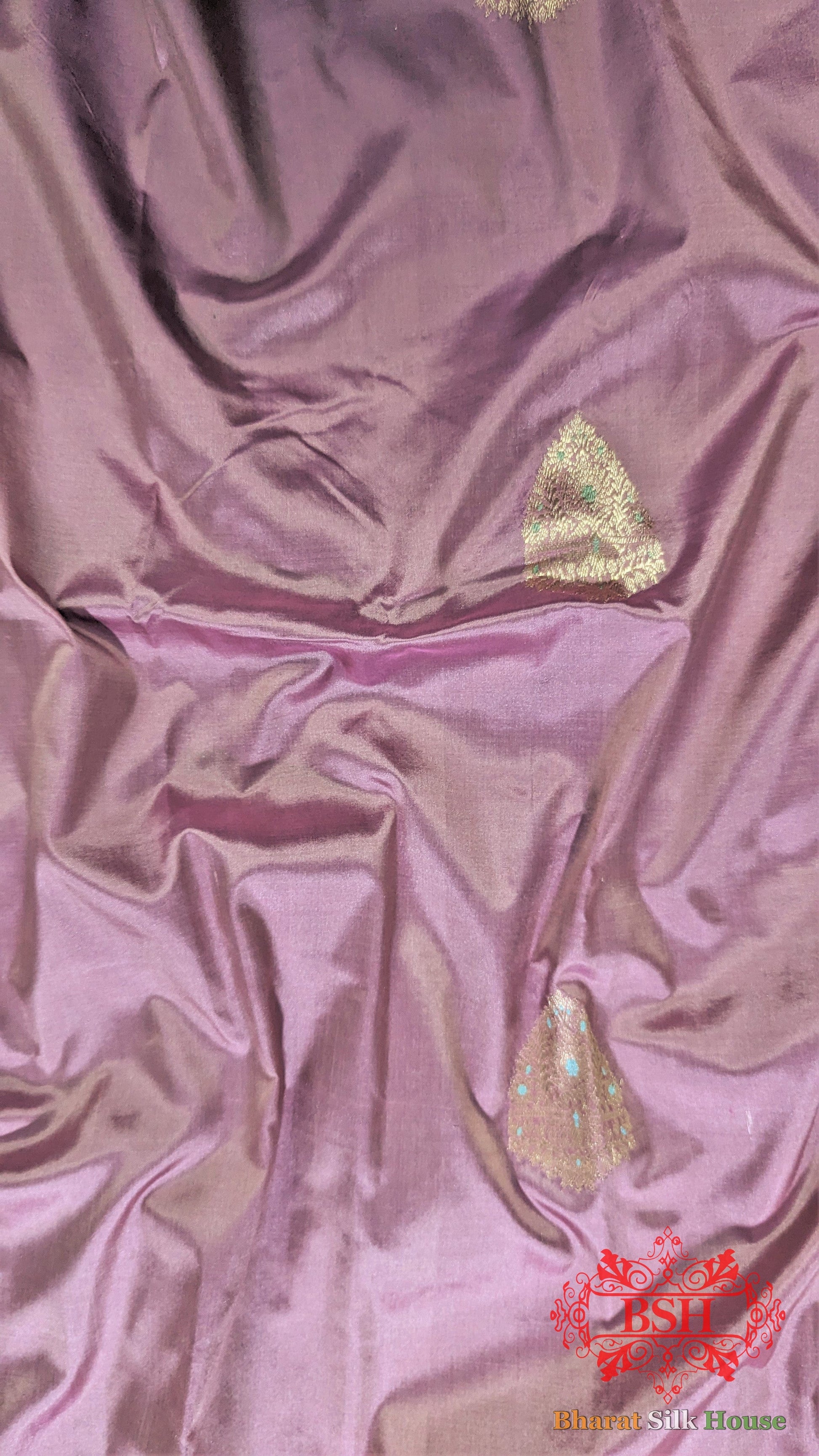 Pure Banarasi  Handloom Katan Silk  Meenakari Antique Zari Saree In Shades Of Pink Pure Kataan Silk Bharat Silk House