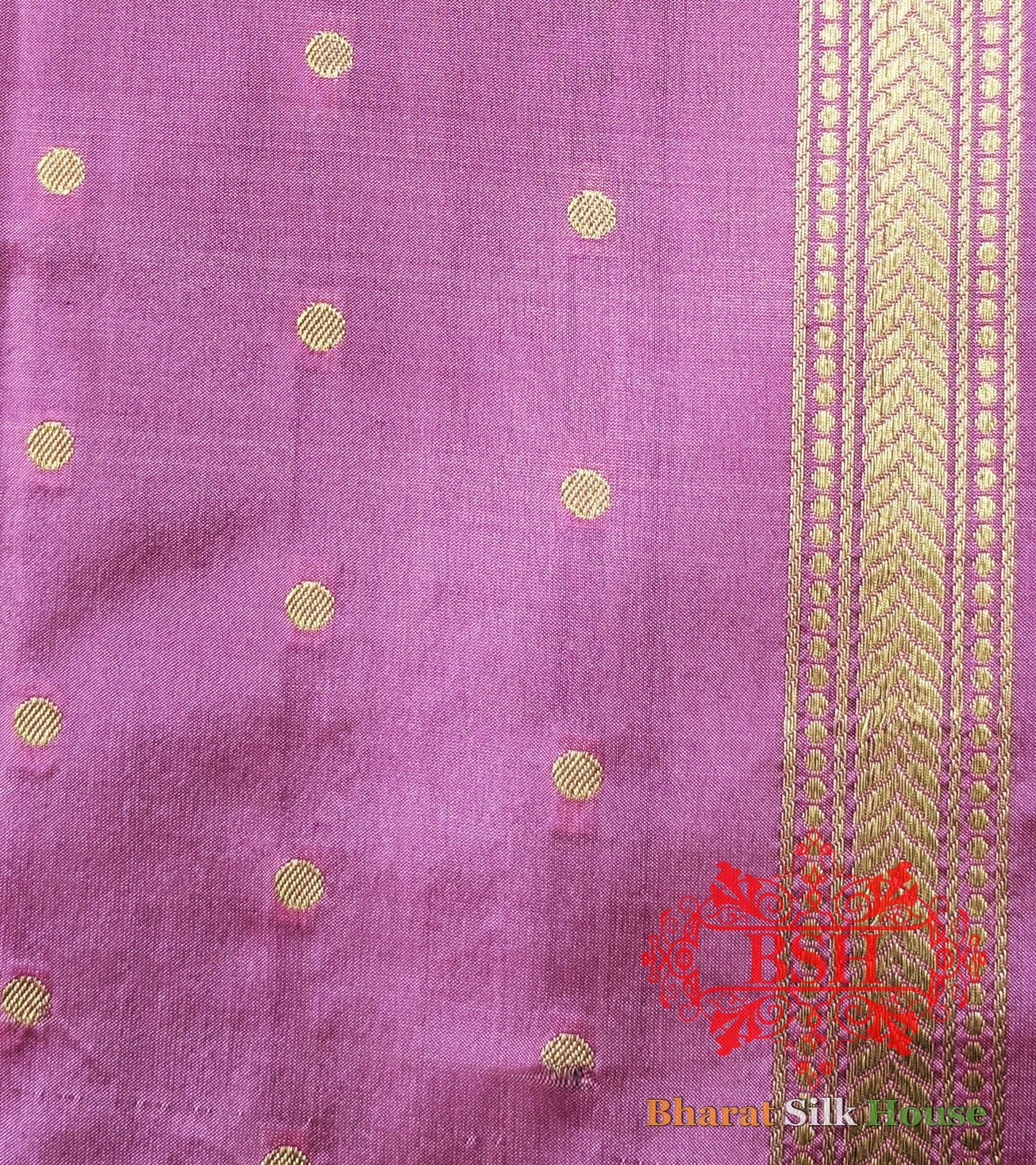 Pure Banarasi Pure Banarasi Handloom Katan Silk Antique Zari Saree In Shades of Peach Pure Kataan Silk Bharat Silk House