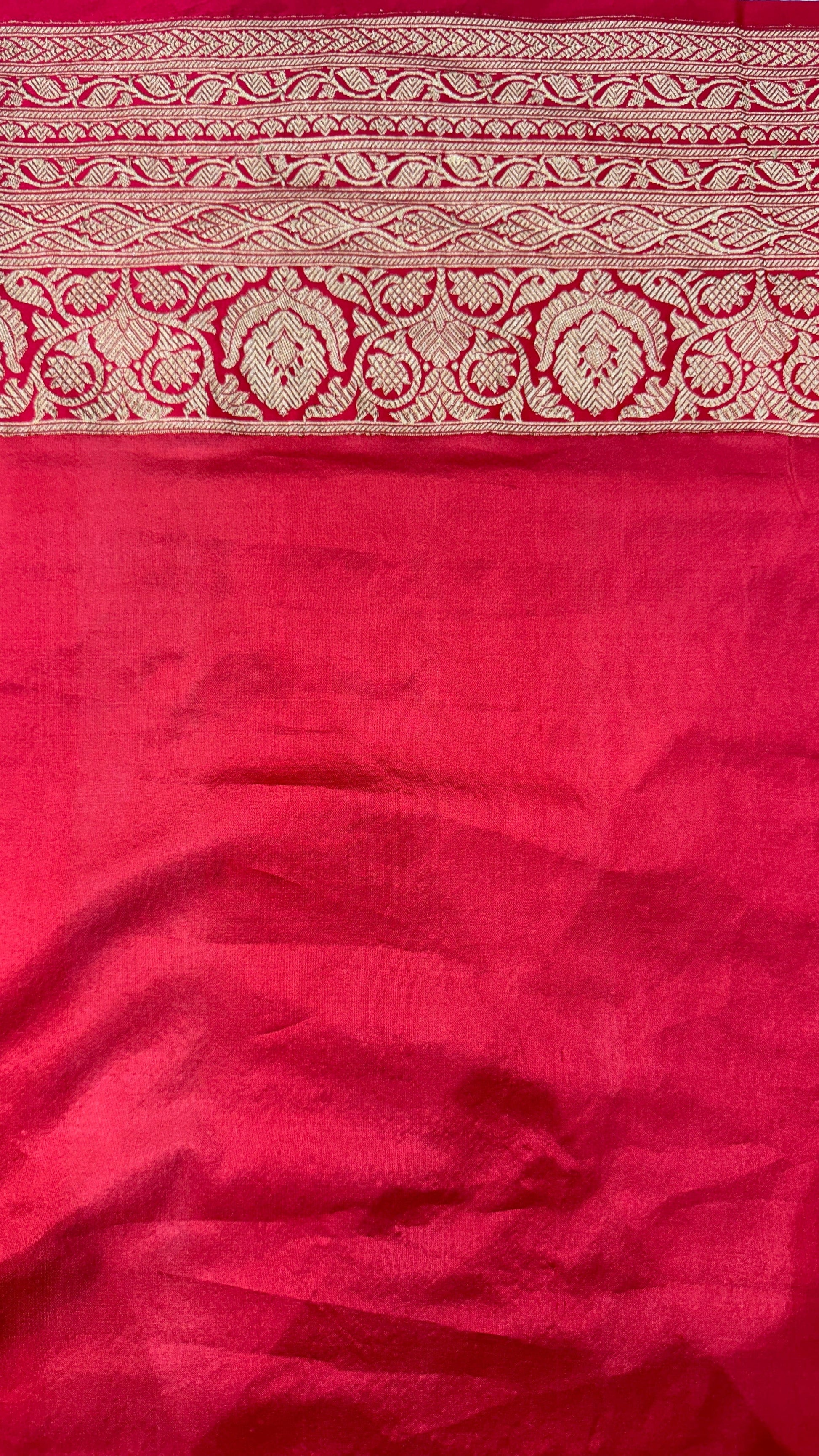 Royal Blue Pure Tussar Moonga Silk Handloom Saree With Zari Border Tussar Bharat Silk House
