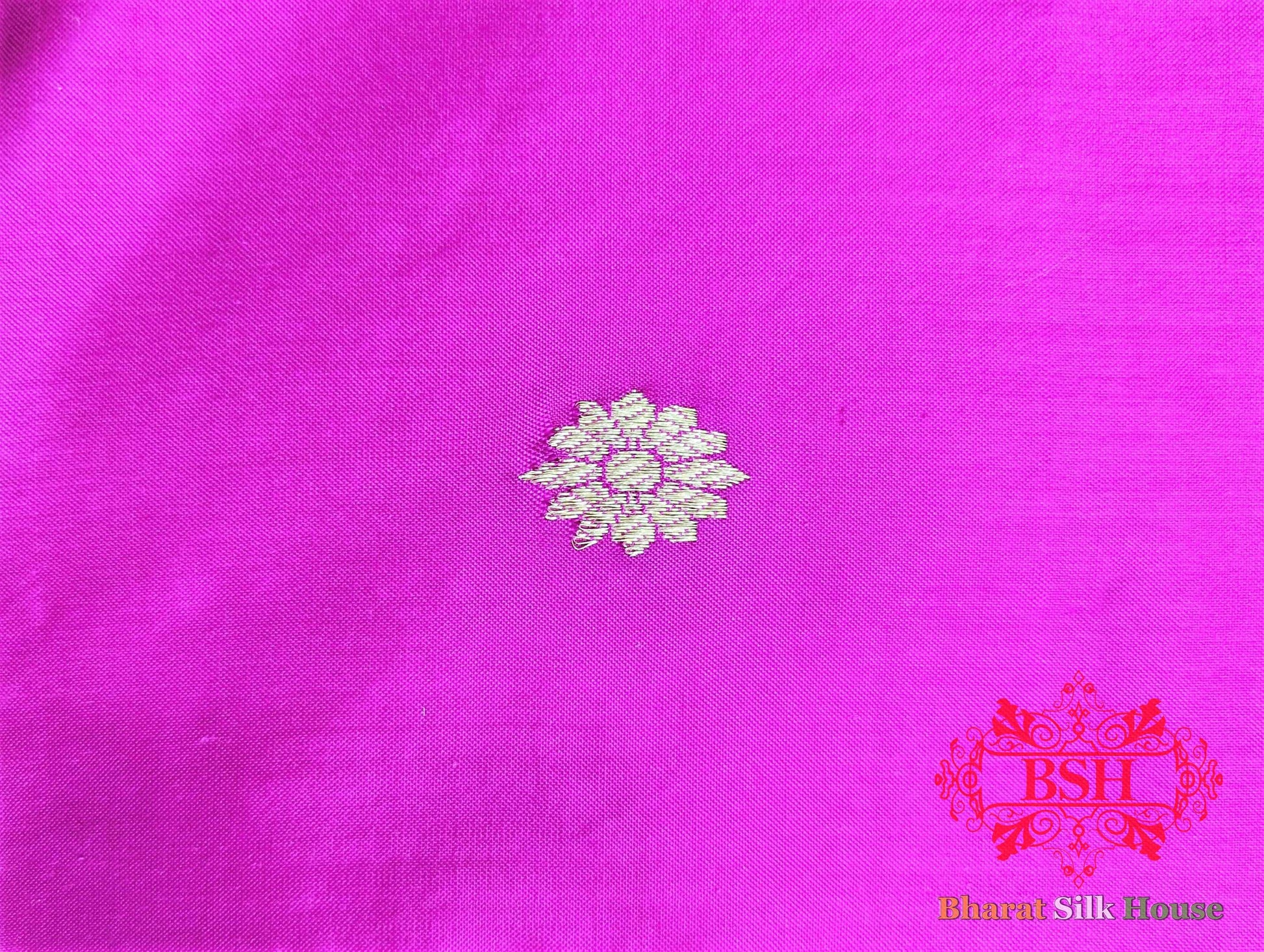 Cross Colour Pure Katan Silk Banarasi Handloom Saree - Bharat Silk House