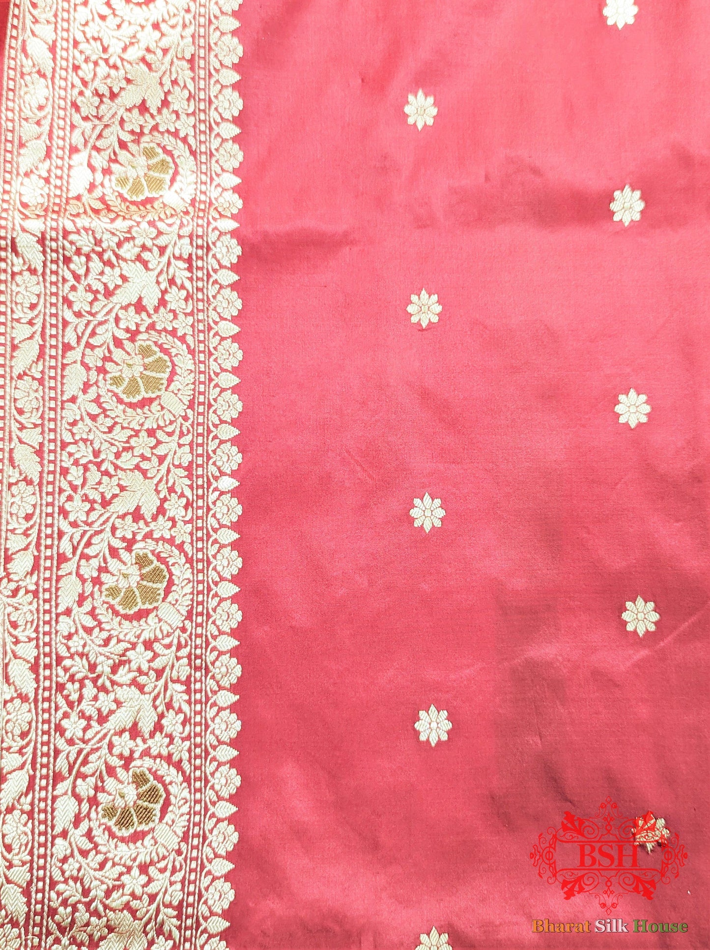 Deep Rani Pure Katan Silk Banarasi Handloom Saree - Bharat Silk House