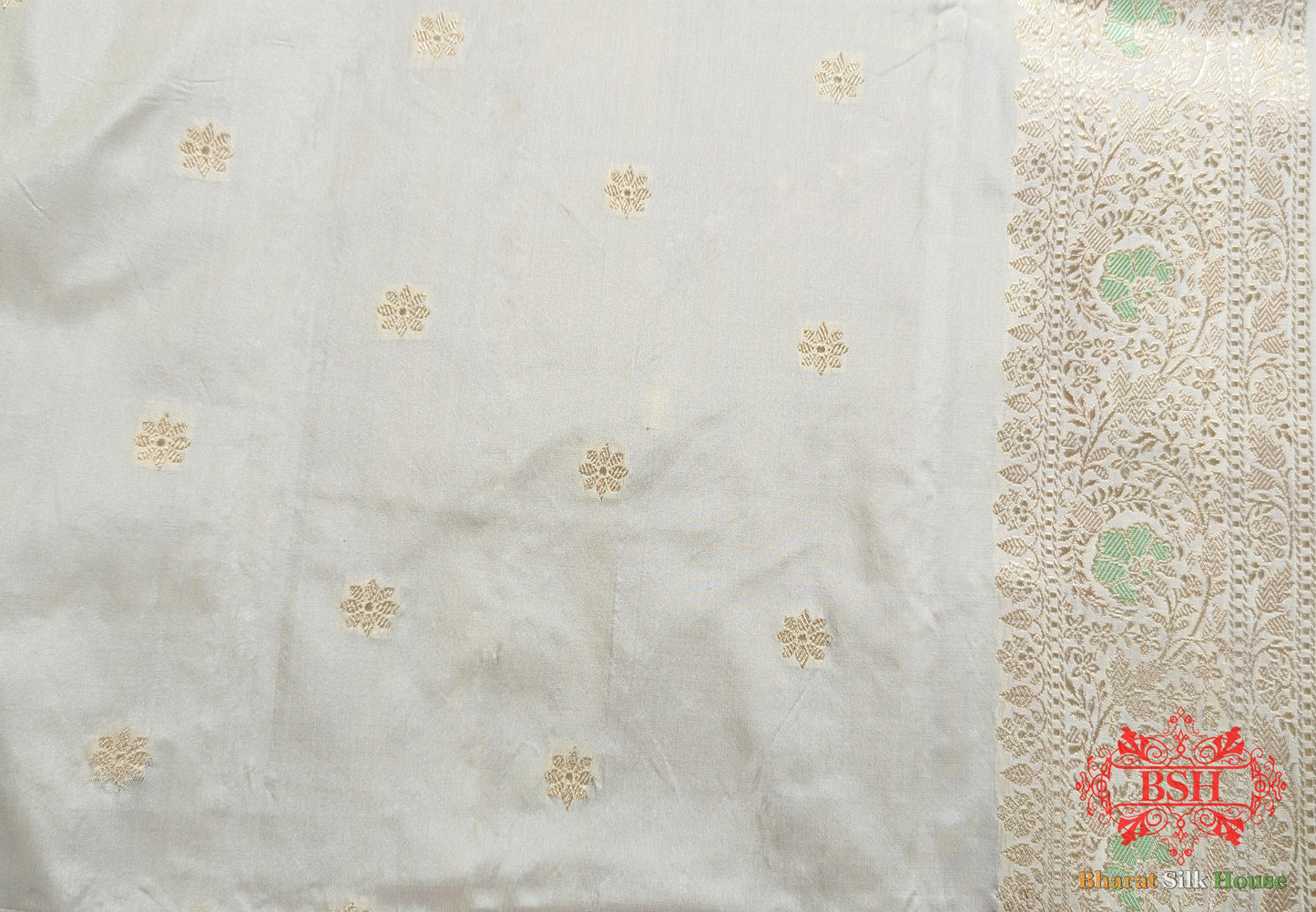 Lavender Pure Katan Silk Banarasi Handloom Saree - Bharat Silk House