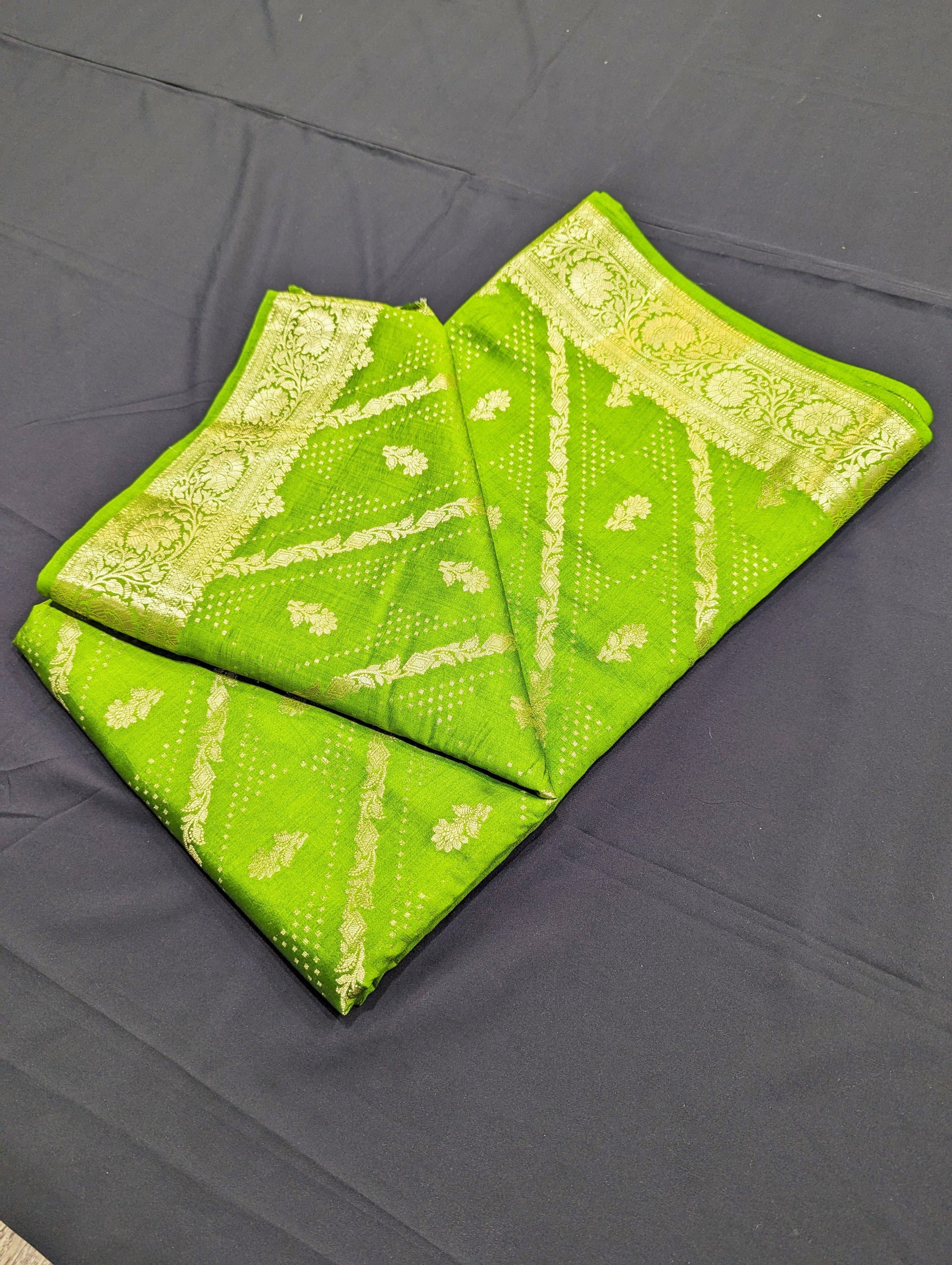 Persian Luxury Pure Silk Tussar Dupion Saree - Bharat Silk House