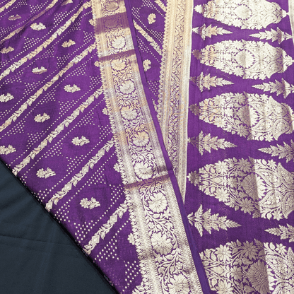 Persian Luxury Pure Silk Tussar Dupion Saree - Bharat Silk House