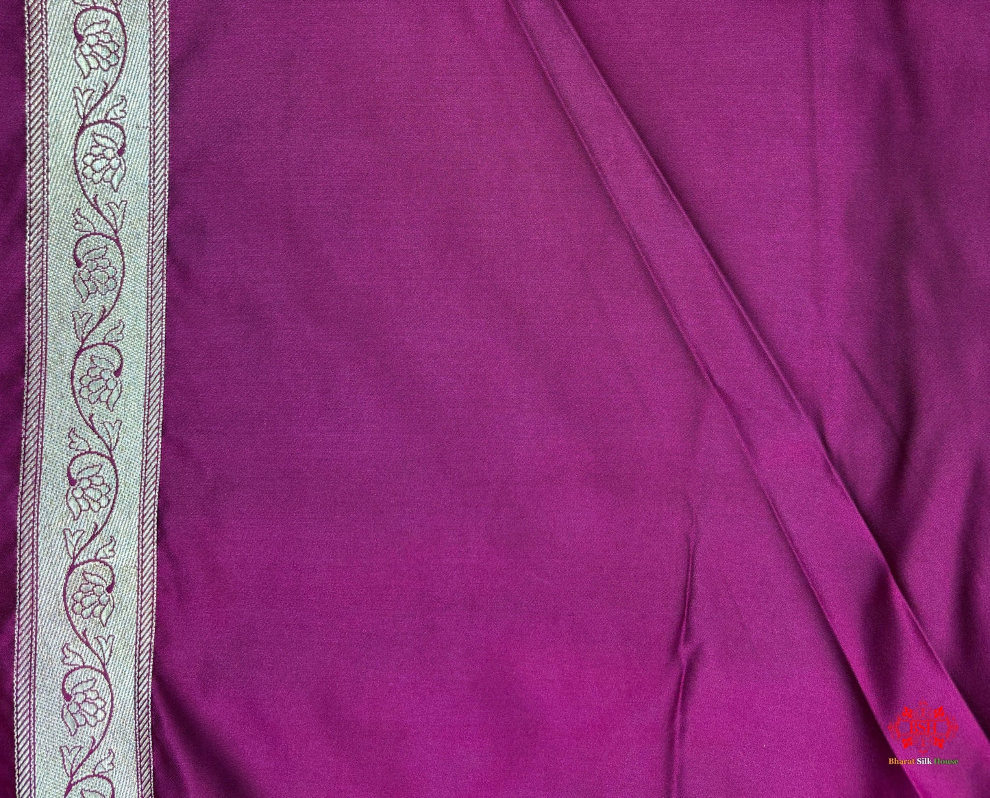 Pink Mashru Silk Saree All Over Booti With Plain Blouse - Bharat Silk House Mashroo Silk