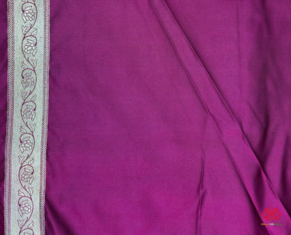 Pink Mashru Silk Saree All Over Booti With Plain Blouse - Bharat Silk House Mashroo Silk