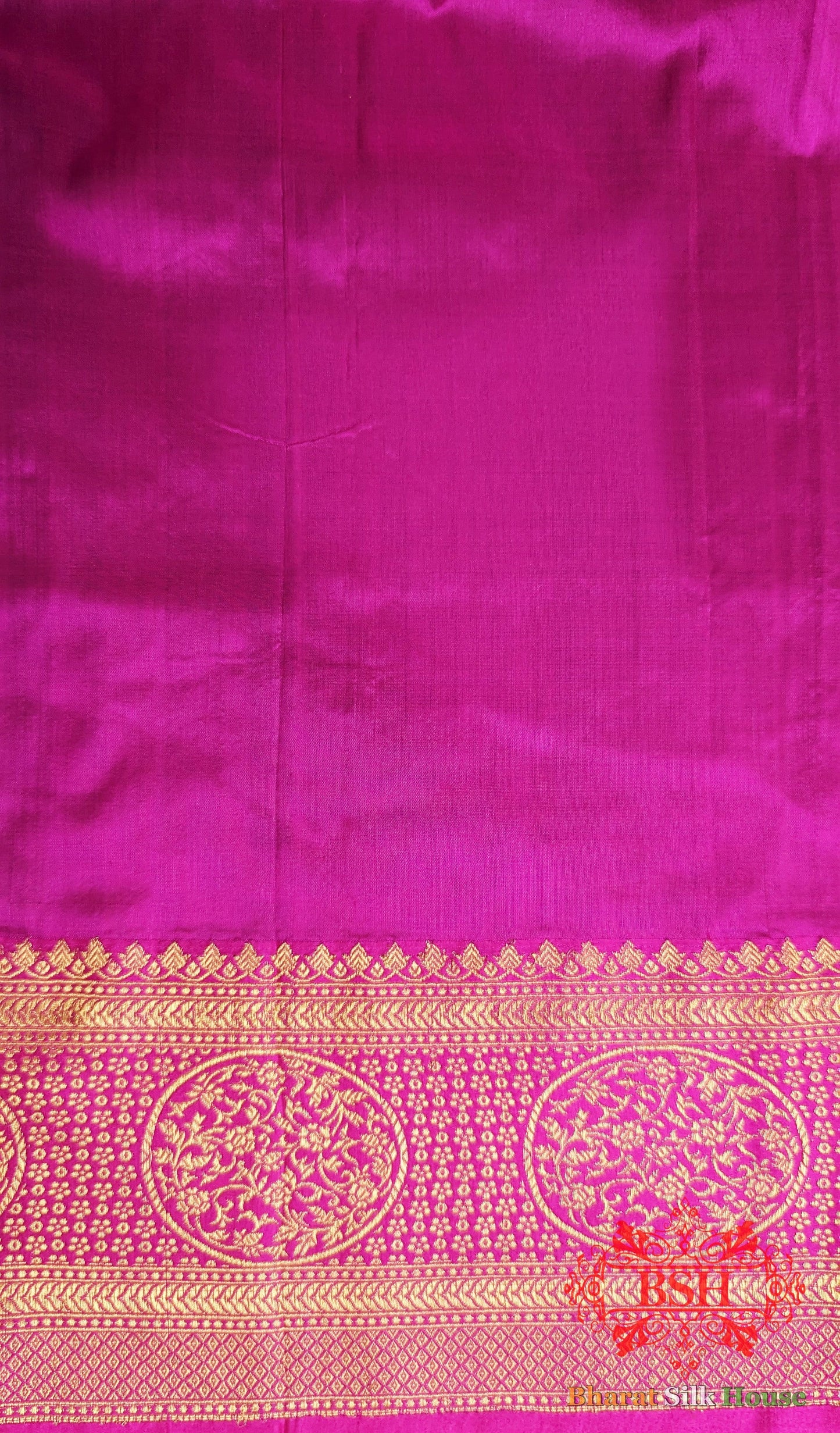 Pure Banarasi Handloom Katan Silk Antique Zari Saree In Shades Of Parrot Green - Bharat Silk House