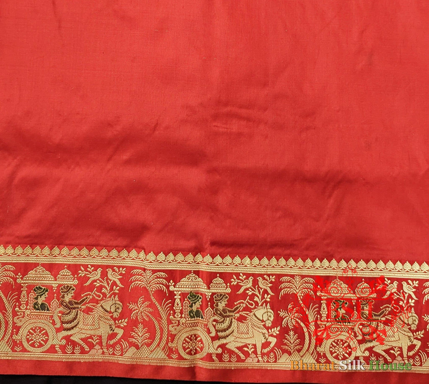 Pure Banarasi Handloom Katan Silk Meenakari Antique Zari Saree In Shades Of Off White - Bharat Silk House