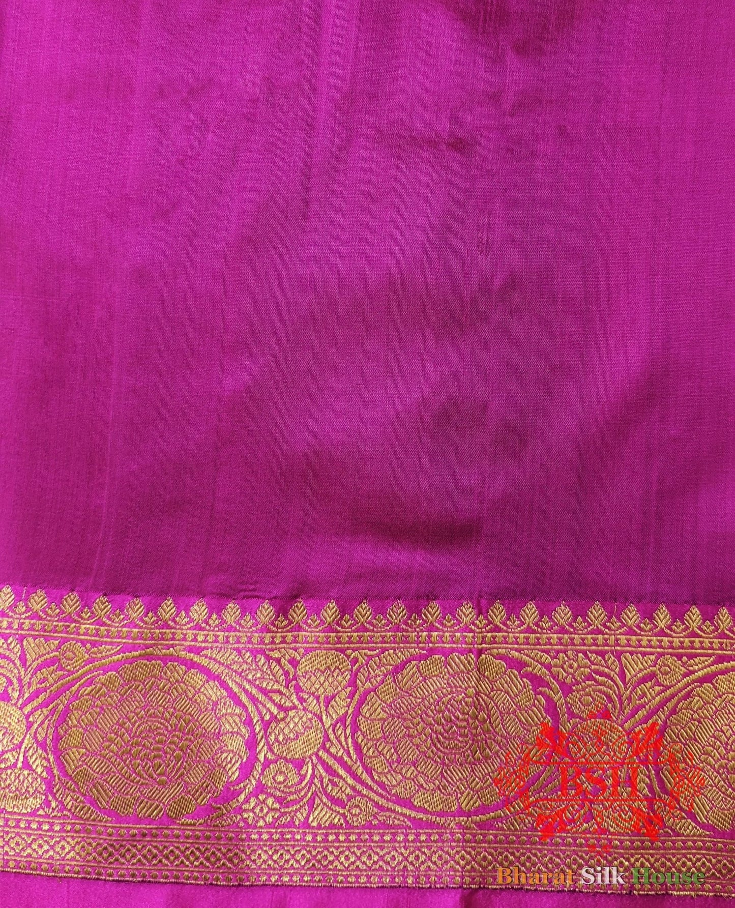 Pure Banarasi Handloom Katan Silk Meenakari Antique Zari Saree In Shades Of Royal Blue - Bharat Silk House