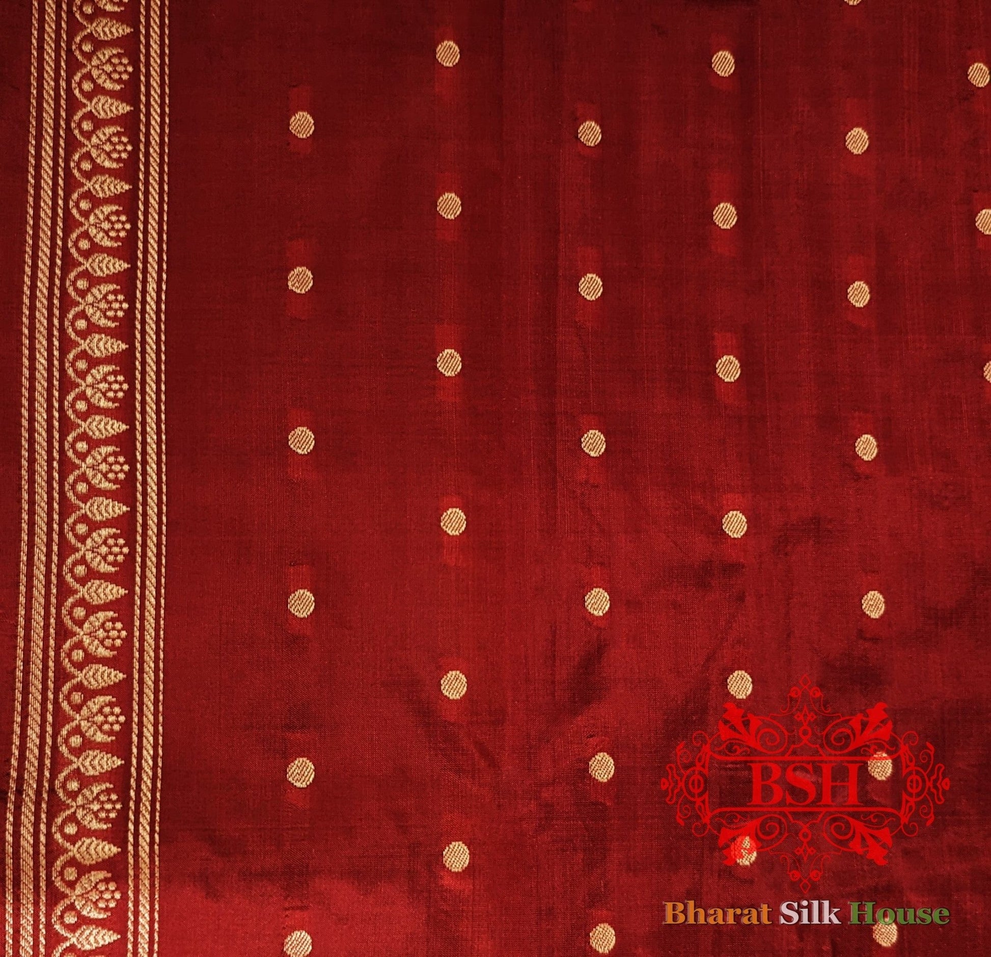 Pure Banrasi Handloom Katan Silk Antique Zari Saree In Shades Of Black - Bharat Silk House