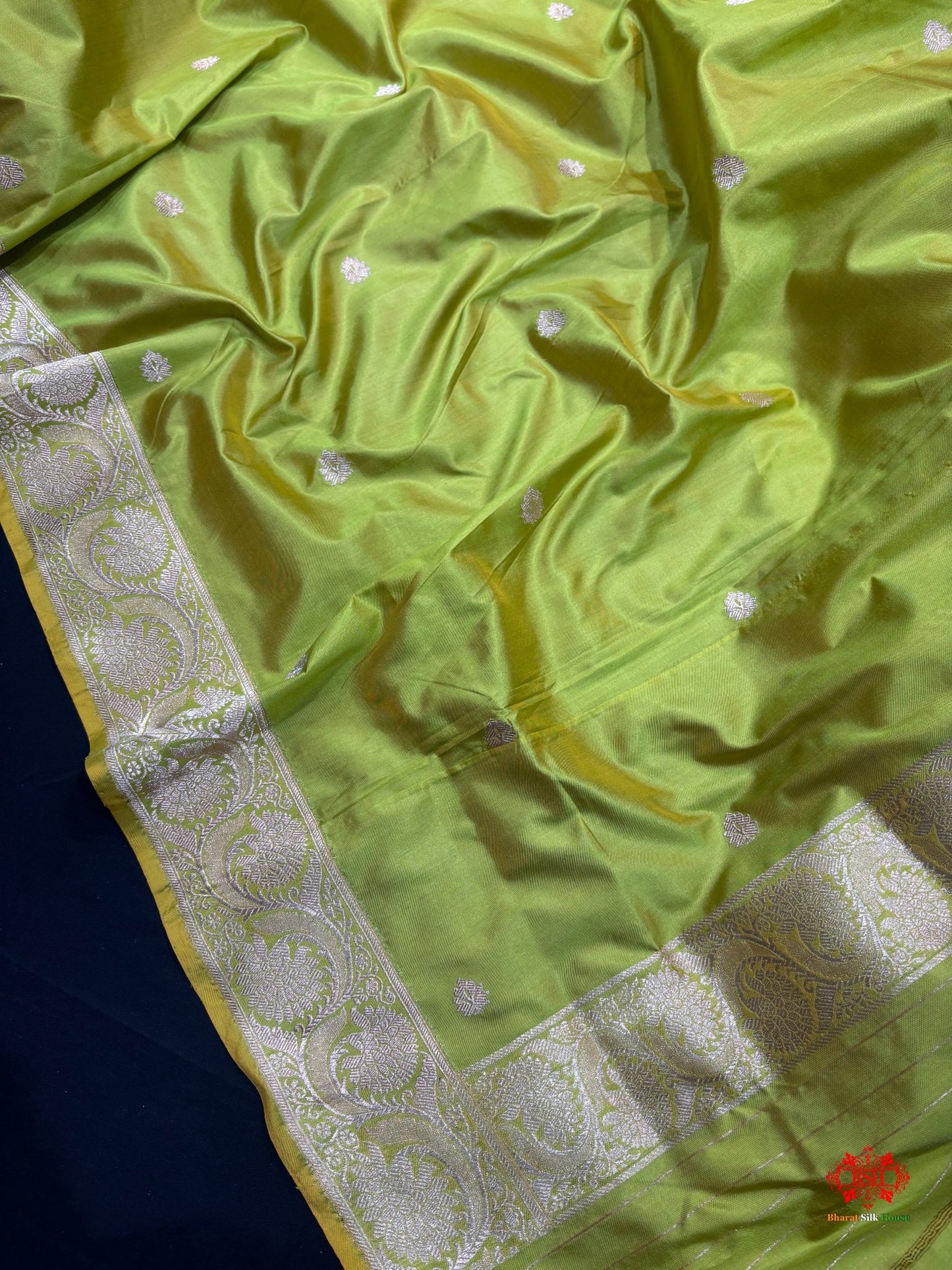 Pure Katan Handloom Silk Suitpiece In Shade Of Cross Colour - Bharat Silk House Pure Kataan Silk