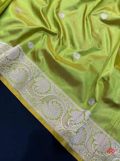 Pure Katan Handloom Silk Suitpiece In Shade Of Cross Colour - Bharat Silk House Pure Kataan Silk