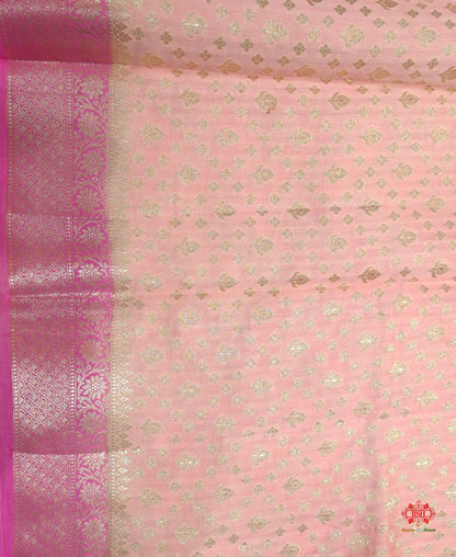 Pure Rangkaat Multi Color Zigzag Chiniya Silk Saree - Bharat Silk House