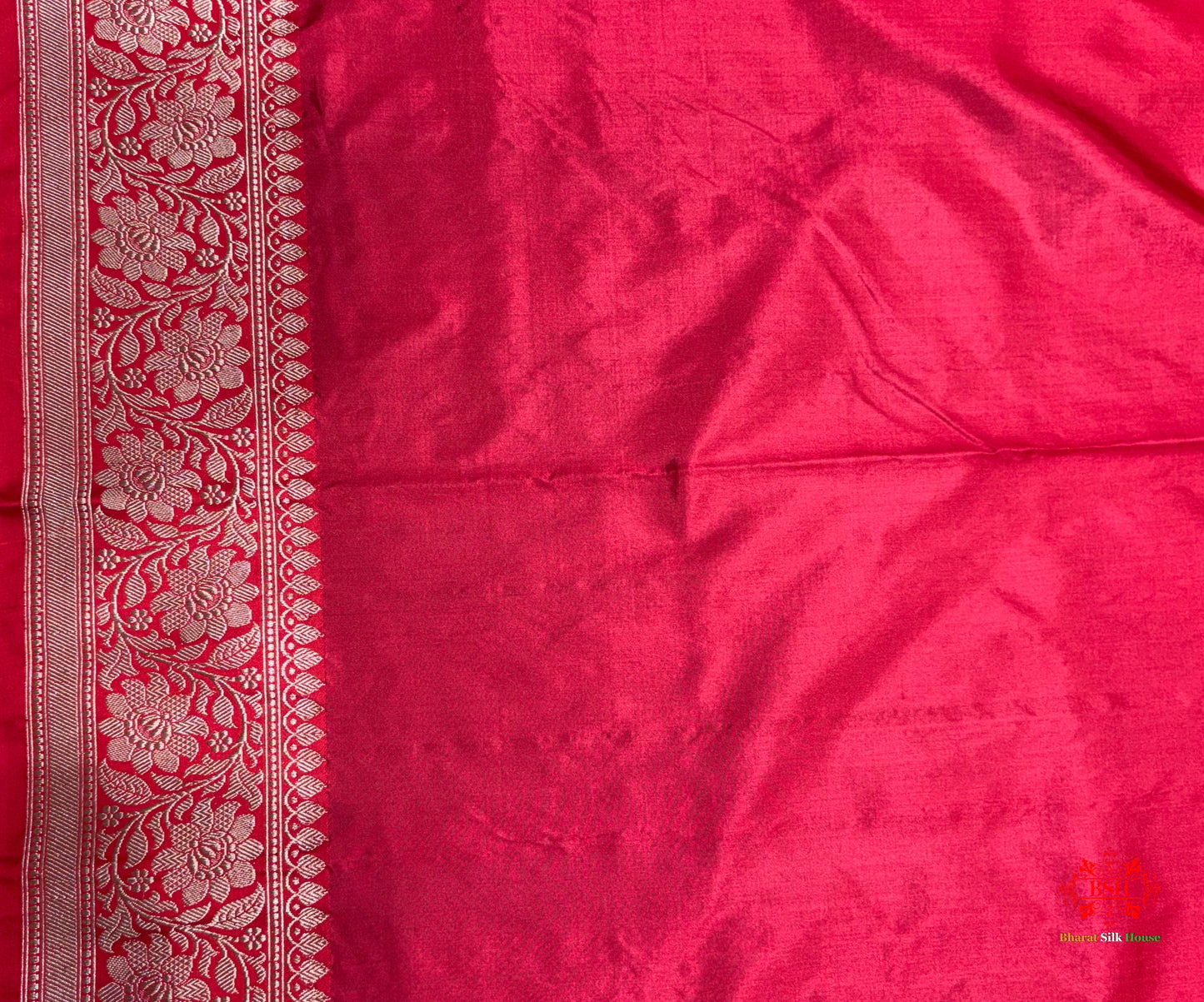 Pure Banarasi  Handloom Katan Silk Antique Zari Saree In Shades Of Pista