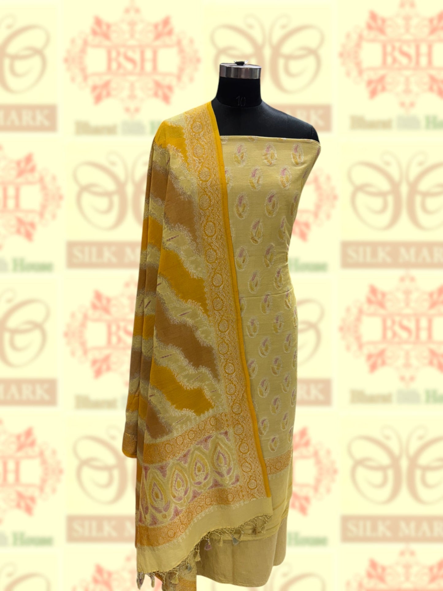 Tusser Suit - Bharat Silk House